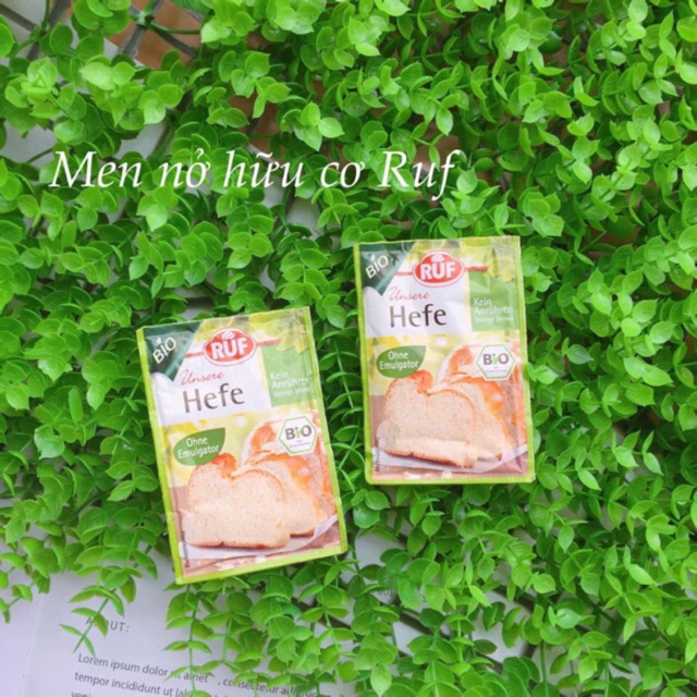 Men nở Ruf gói 9g