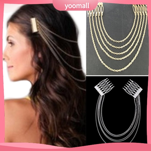 Lược cài tóc đính đá thời trang thanh lịch dành cho nữ