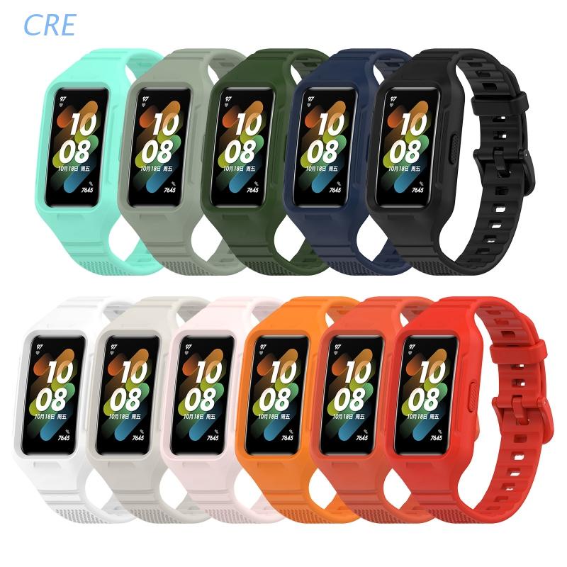 Vòng Đeo Tay Thể Thao Thông Minh Huawei Band 7 Bằng Silicone Chống Thấm Nước Và Mồ Hôi