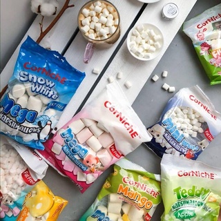 Kẹo Bông Gòn Corniche Snow White Mega Marshmallows (Gói 120g)