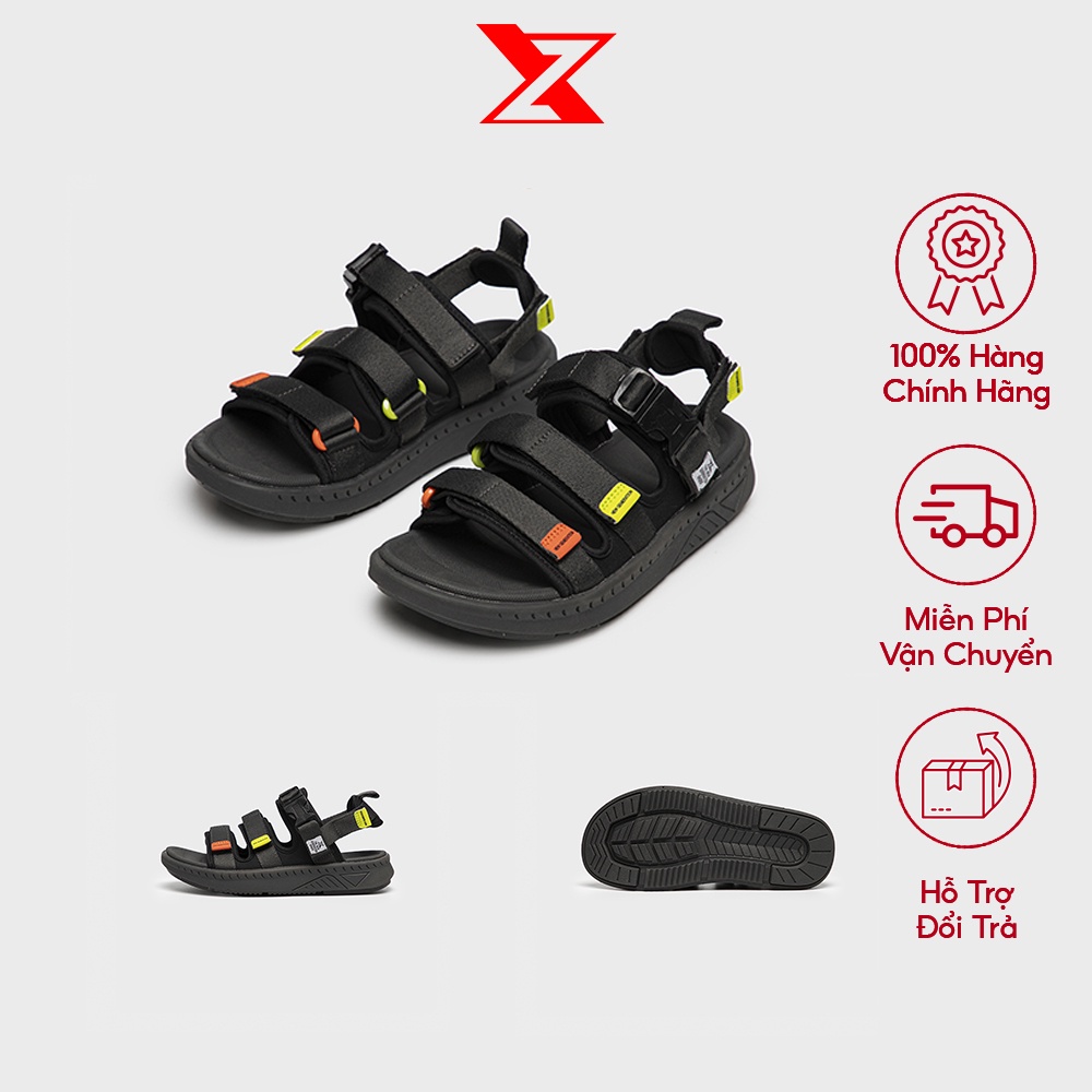 Sandals ZX Streetwear đế bằng khóa cài 3715 The City Light 2