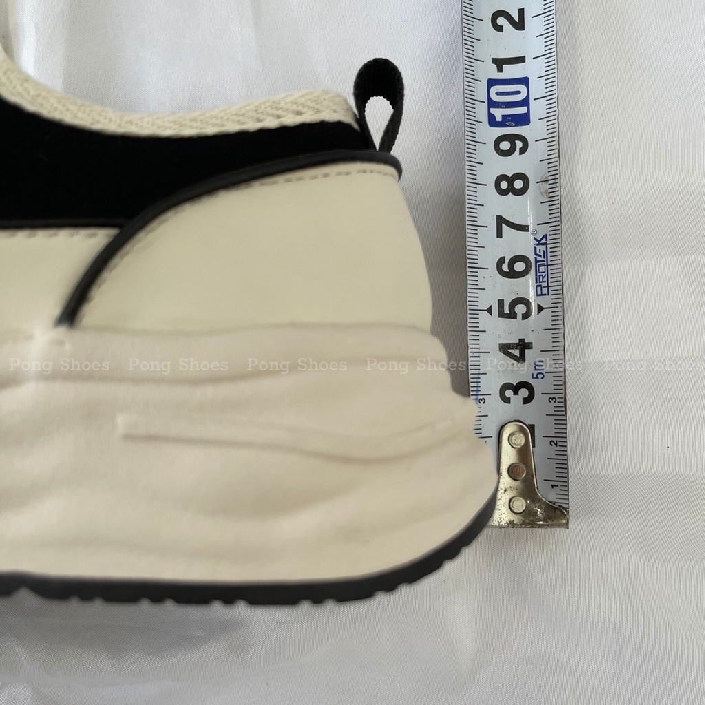 Giày Sneaker Pong Shoes phong cách Ulzzangs màu đen, be FULL HỘP Mã 1434