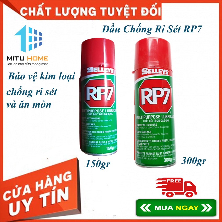 Dầu Chống Rỉ Sét RP7 Loại 150g và 300g - MITUHOME- Bảo vệ kim loại chống rỉ sét và ăn mòn