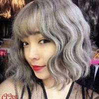 Tóc giả nữ đẹp / Free ship 99k / Tóc giả nguyên đầu xù ngắn d3037, tặng kèm lưới trùm