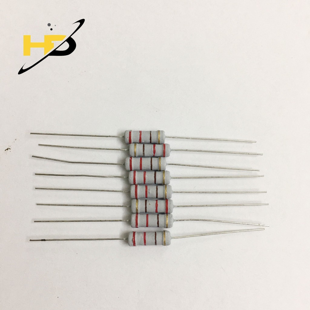 Set 10 Con Điện Trở Công Suất 220 Ohm 1W 5% Dùng Cho Mạch Điện Tử