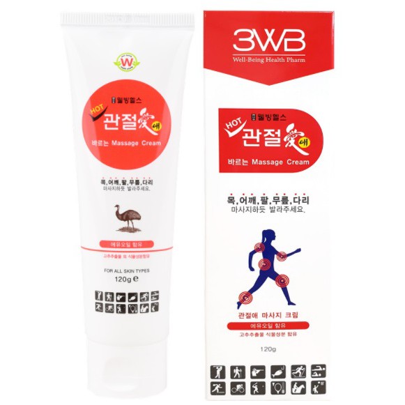 [3WB] Gwanjeolae Joint Massage Cream Tube Type 100g