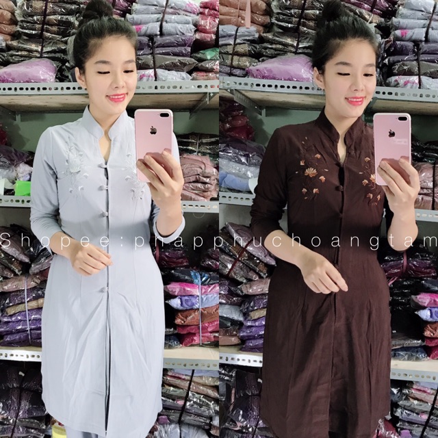 Áo Lam Đi Chùa # Cách tân 3 vạt GIÁ RẺ VÔ ĐỊCH
