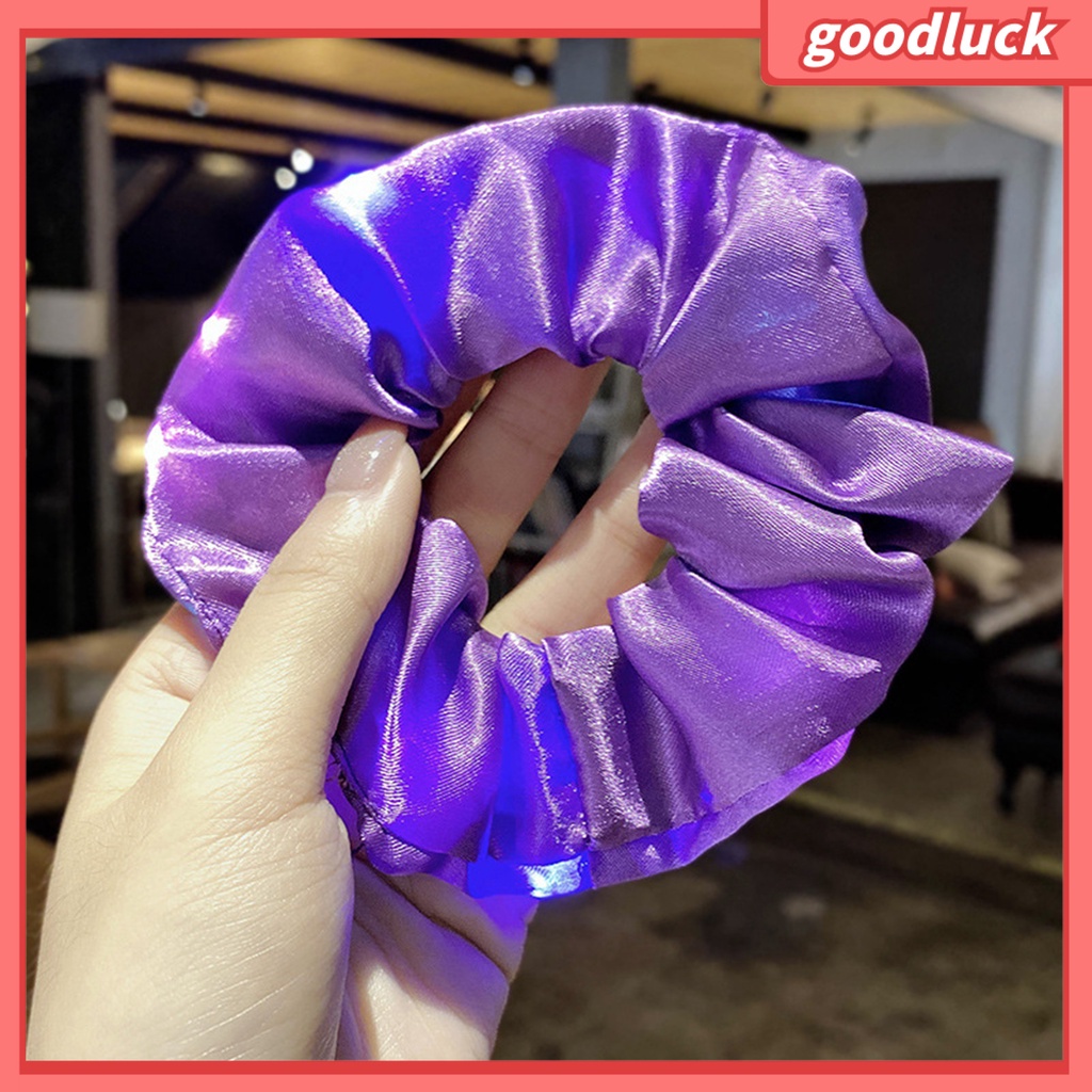 Thời Trang Dây Buộc Tóc Đuôi Ngựa Có Đèn Led Phát Sáng