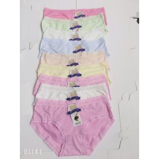 SET 10 QUẦN LÓT COTTON VIỀN REN CHẤT ĐẸP CO GIÃN TỐT FOM TỪ 45-55KG NO 819 HÀNG LOẠI 1