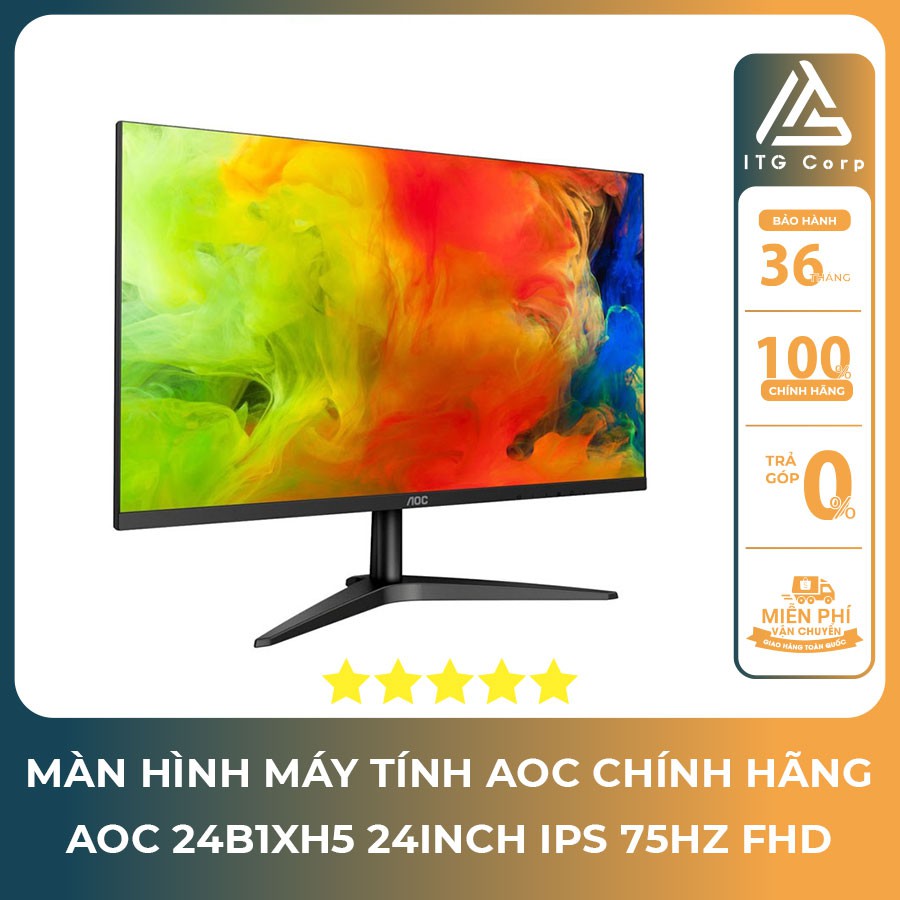Màn Hình AOC 24B1XH5 IPS FULL VIỀN 23,8inch/FHD/LED/7hz/7ms