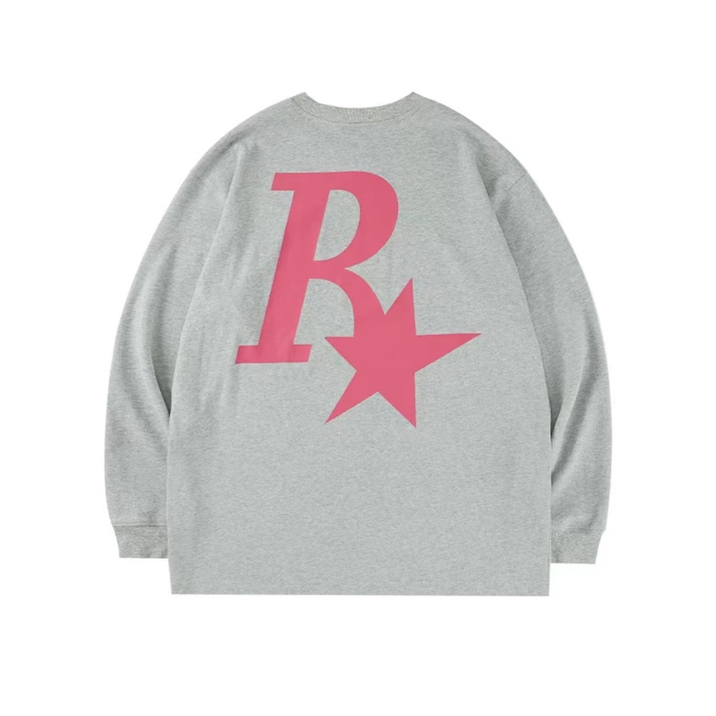 NRVP Mới Áo Thun Tay Dài Dáng Rộng In Chữ Phong Cách Hàn Quốc 2023