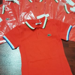 Áo Polo Cổ bẻ Bé trai màu Cam