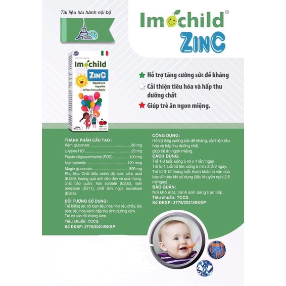 Imochild ZinC Kẽm