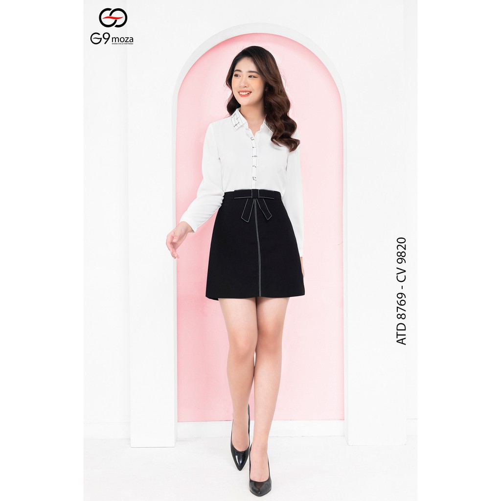 Chân váy  G9moza 9820 dáng chữ A   với chât liệu Thô  tạo phong cách  Đi chơi, công sở Trẻ trung, thanh lịch