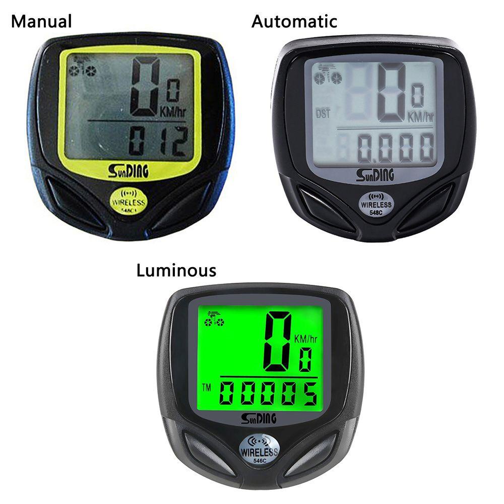 Đồng Hồ Đo Tốc Độ Không Dây WTTLE Với Màn Hình LCD Chống Thấm Nước Cho Xe Đạp