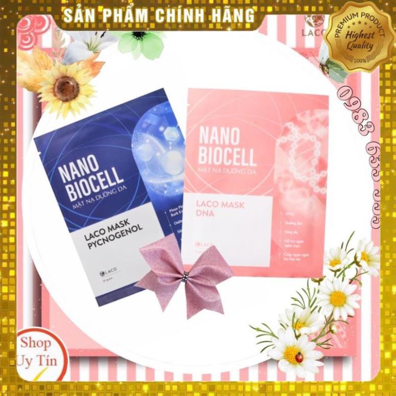 Mặt nạ Nano Biocell lên men từ nước dừa tươi, cấp ẩm trắng da MỸ PHẨM THIÊN NHIÊN LACO