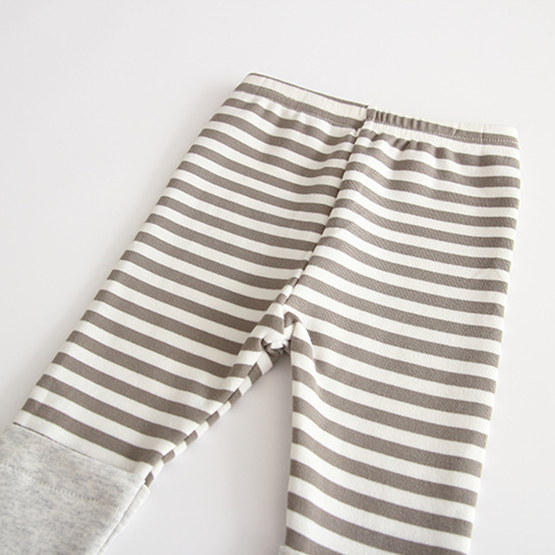 Quần tất vớ đan len bằng vải cotton họa tiết sọc cho bé dễ thương tiện lợi