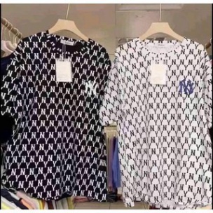 Áo Thun Unisex chữ NY nam/nữ đan fom thụng💖FREESHIP💖 - Áo Phông Thời Trang Logo NY hot hit
