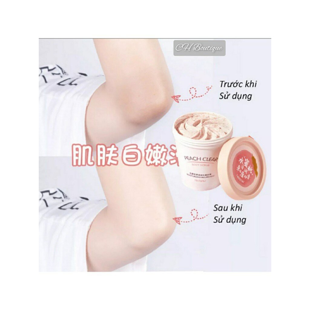 Tẩy Tế Bào Chết Body Đào Peach Heyxi 200G ( okshop.96  )