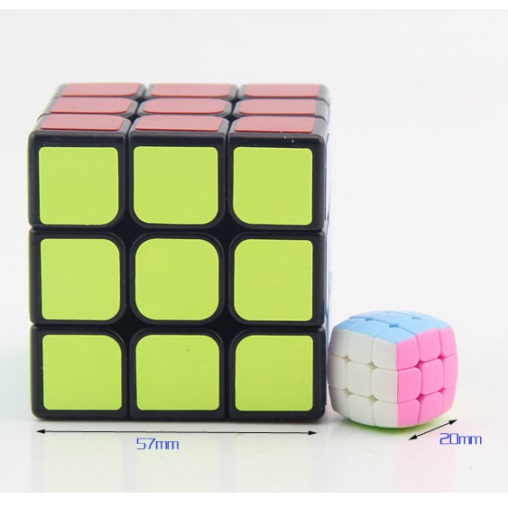 Móc Khóa Rubik 3x3 YJ Keychain Mini Bread 2cm 3x3x3