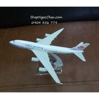 Mô hình máy bay tĩnh B747 China airlines 16cm