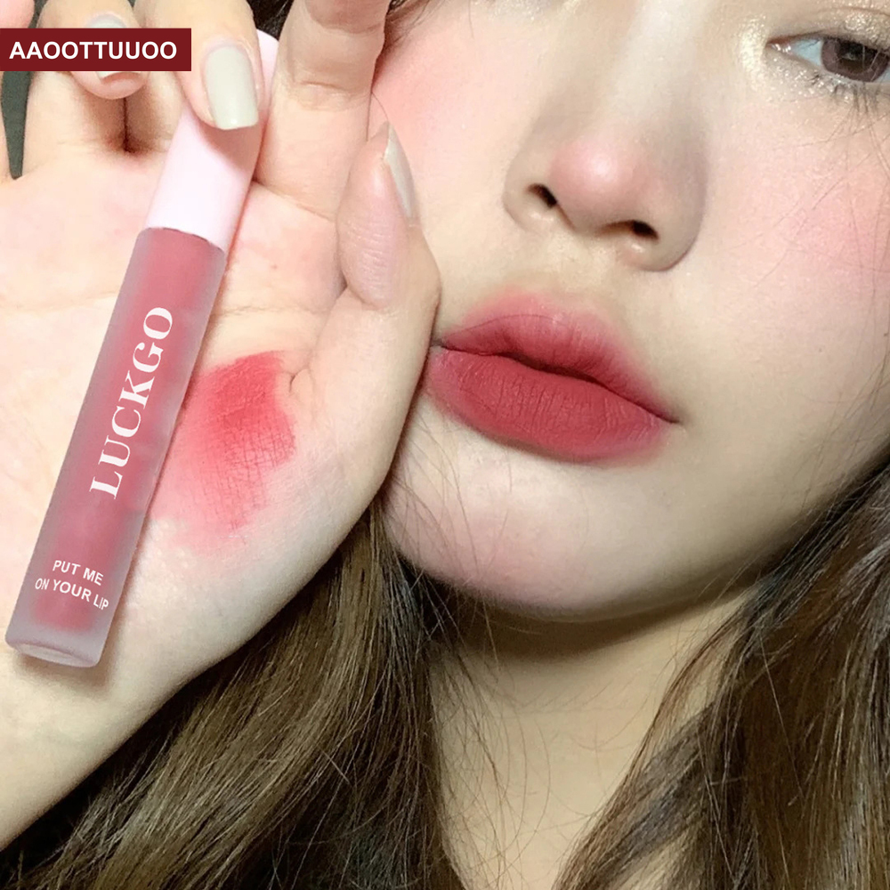(Hàng Mới Về) Son Kem Lì Cho Màu Mượt Mà Xinh Xắn