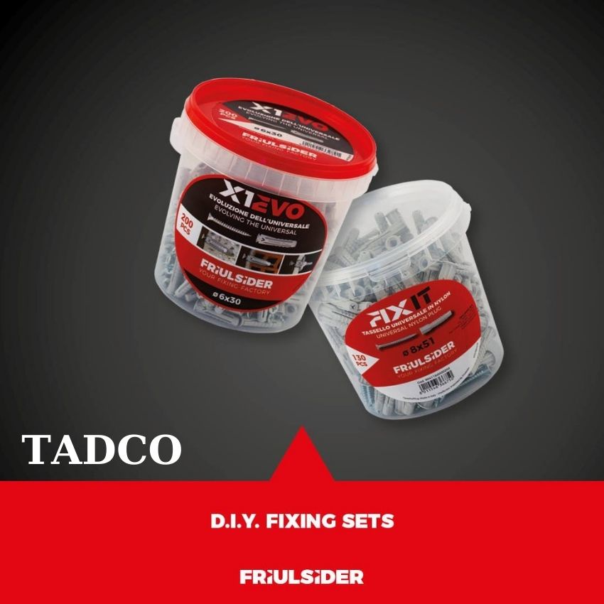 Tắc Kê Nở Nhựa Ý cao cấp X1 evo FRIULSIDER - tắc kê hiện đại, thông minh , chịu tải cao , dùng cho mọi tường nền