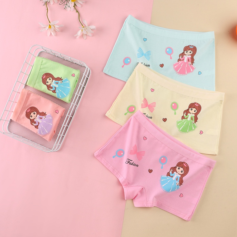 Combo 05 quần chip đùi cho bé gái size từ 11-30kg