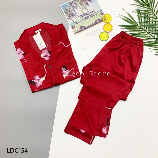 [Mã WAPUSH hoàn 12% xu đơn 99k] Bộ Ngủ Lụa Satin Cộc Dài Cao Cấp | BigBuy360 - bigbuy360.vn