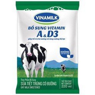 Sữa bịch Vinamilk 4 vị 220ml