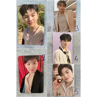 Thẻ bài bo góc card Woozi Seventeen