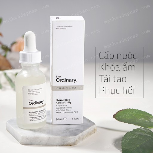 Serum The Ordinary Hyaluronic Acid 2% + B5 30ml giúp cấp nước và phục hồi da