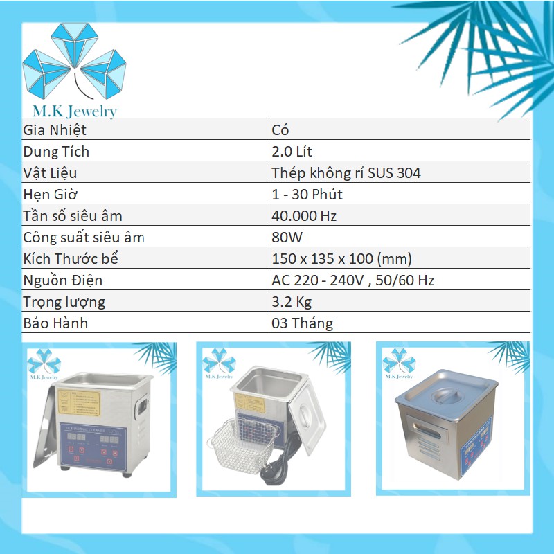 Máy Rửa bằng Sóng Siêu Âm, Máy Rửa Trang Sức, Linh Kiện Điện Tử, Linh Kiện Cơ Khí, Nha Khoa Bằng Sóng Siêu ÂM