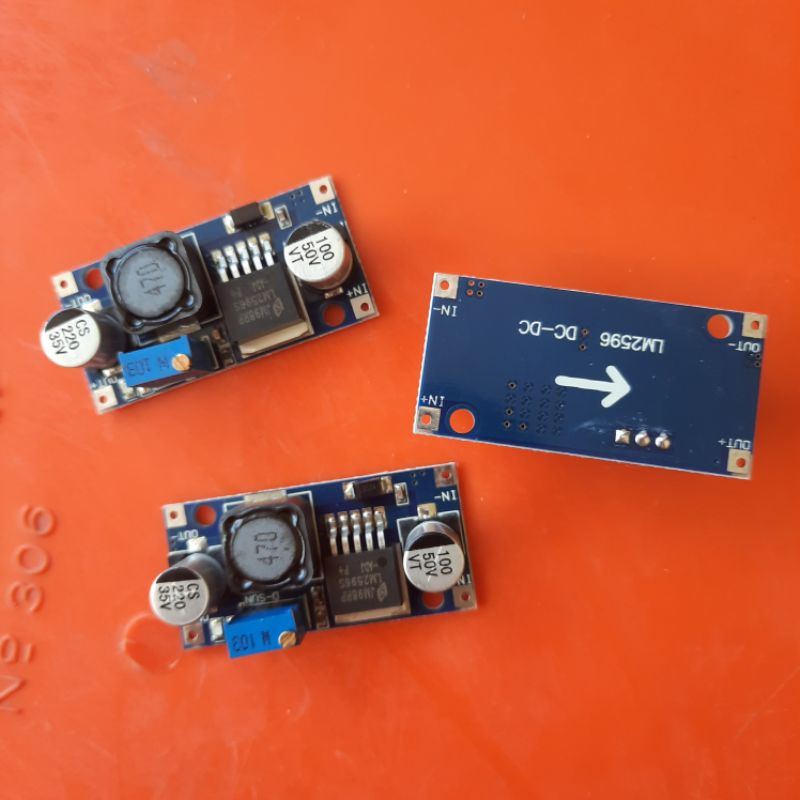 Mạch hạ áp LM2596 có led nguồn.