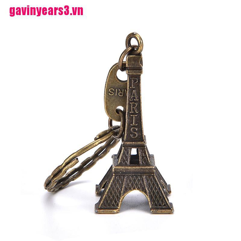 Móc Khóa Mô Hình Tháp Eiffel Cổ Điển Mini Gav3