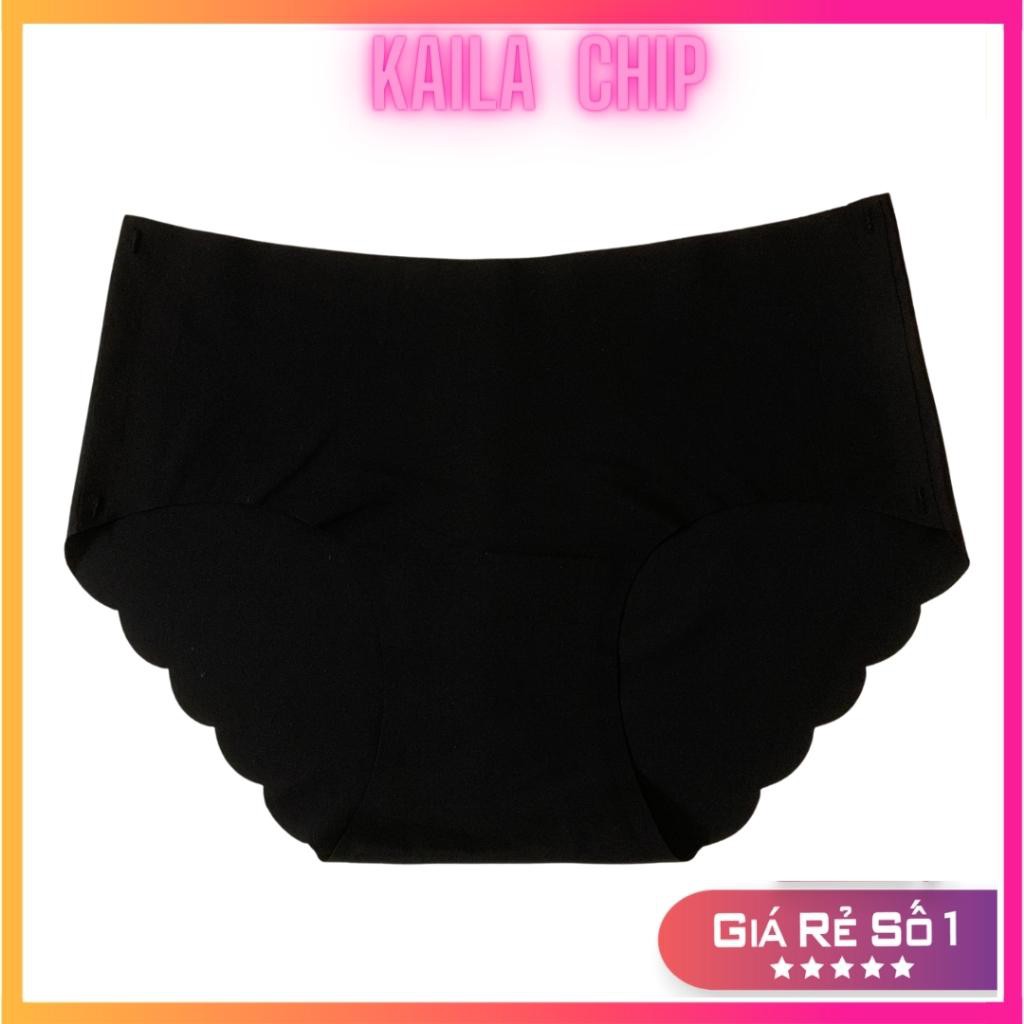 Free Sip hàng cao cấp Quần lót nữ,quần lót su đúc không viền thun lạnh siêu mỏng  mềm mịn Kaila chip QL001