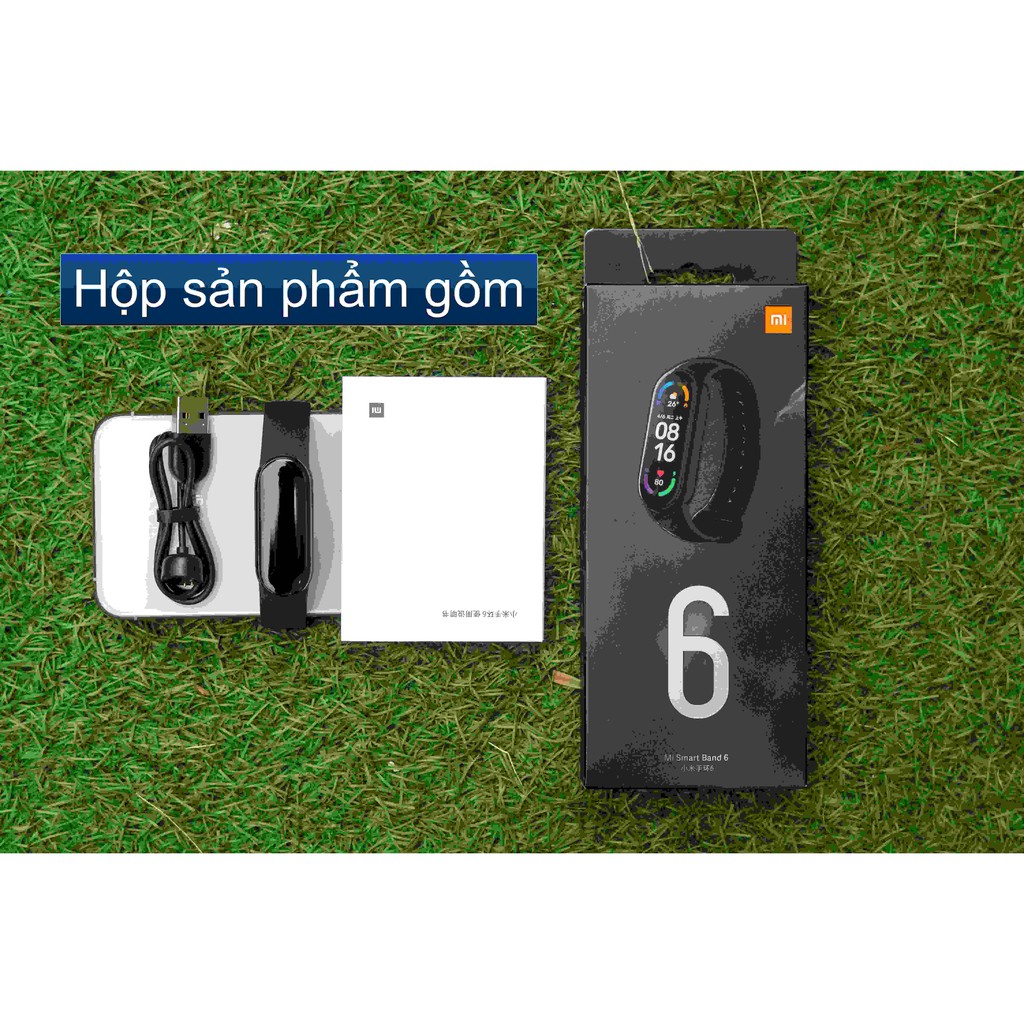 Vòng tay thông minh Miband6 Xiaomi bản Quốc Tế Mi band6 chính hãng Mi Band 6