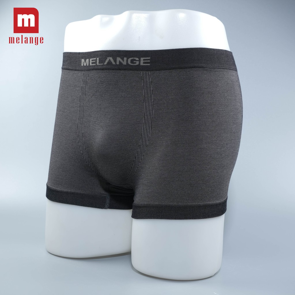 Combo 3 Quần Lót, Quần Sịp Boxer Nam Melange Chất Liệu Bamboo Kháng Khuẩn, Khử Mùi, Mềm Mại, Thoáng Mát - MB.22.08