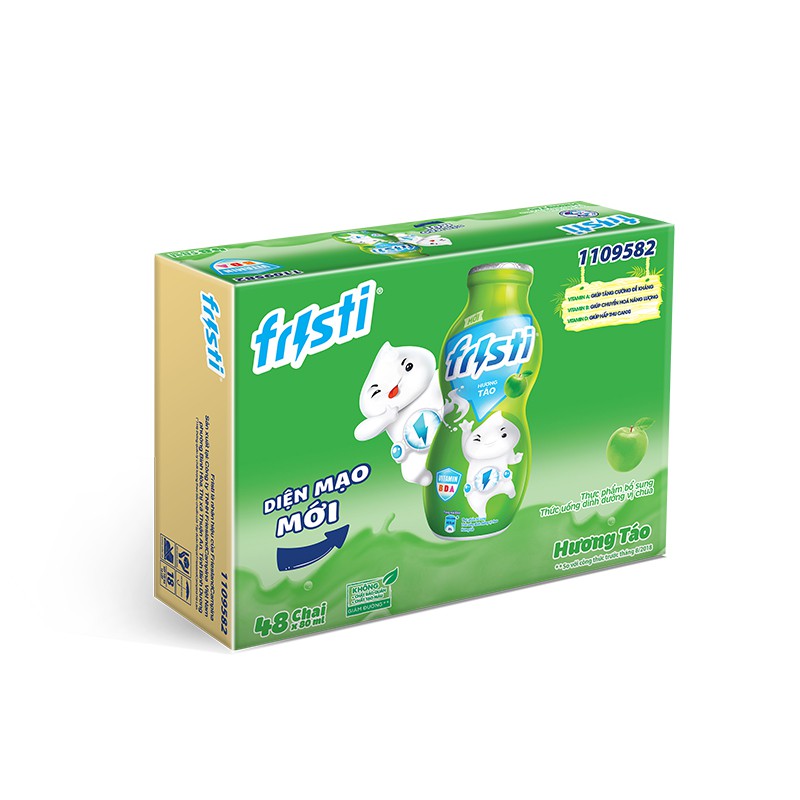 Thùng Sữa Chua Uống Fristi Hương Táo 48x80ml
