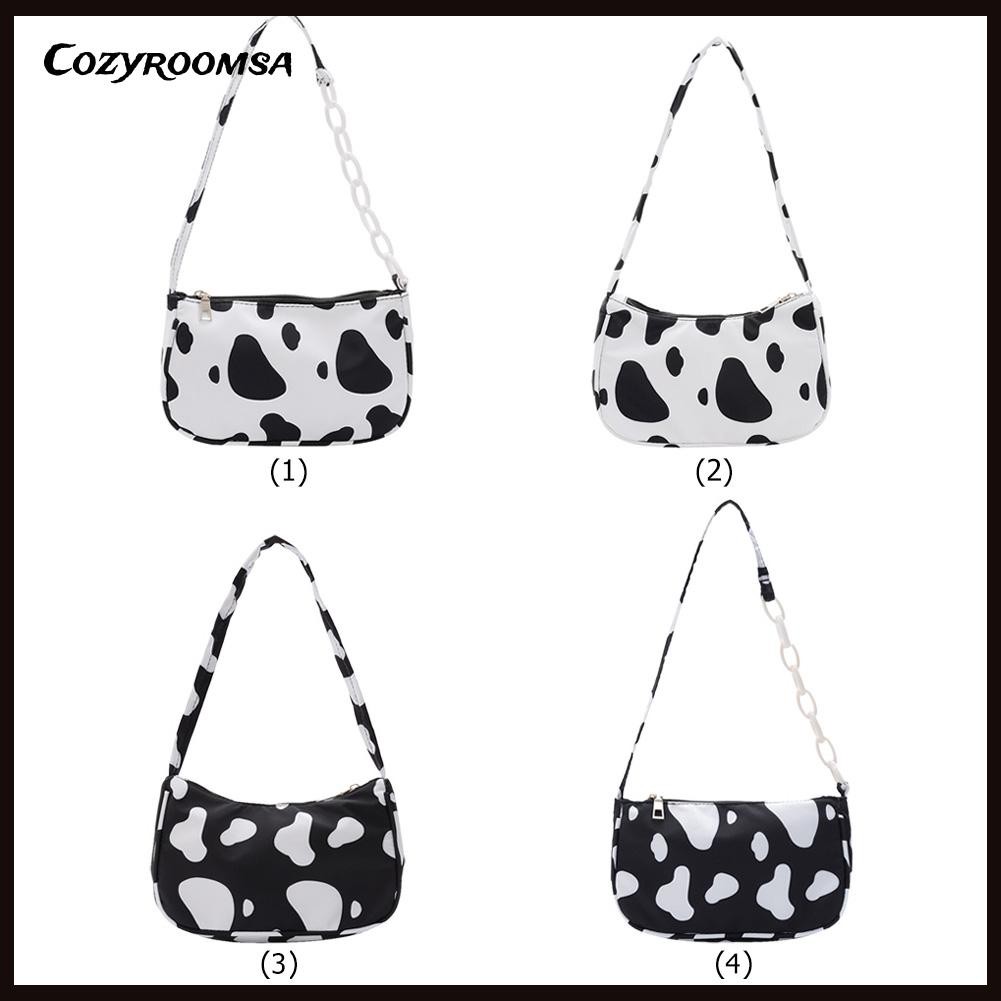 Túi Xách Tay In Hình Hộp Sữa Thời Trang Nữ Tính