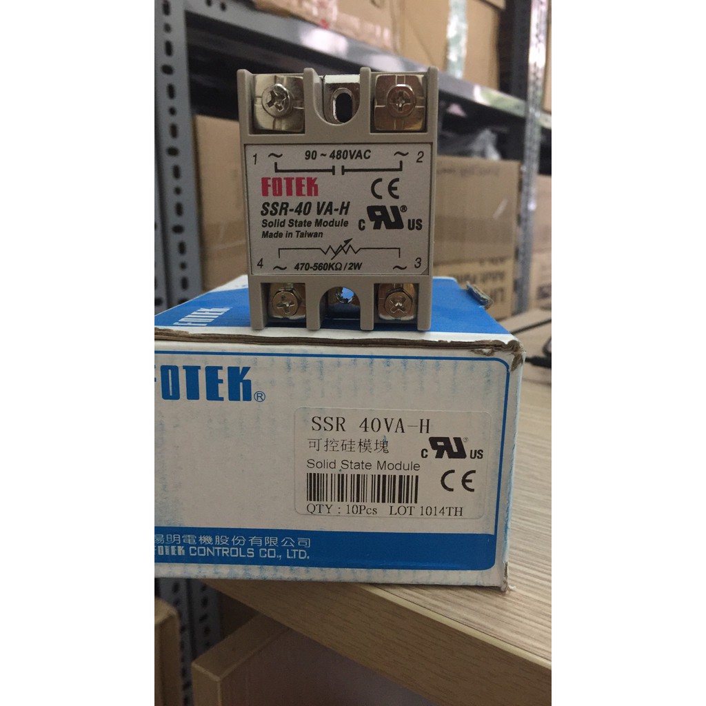 Rơ  le bán dẫn, Solid State Module SSR - 40DA 40VA 40AA  Fotek