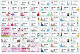 Nametag dán nhãn vở cho bé