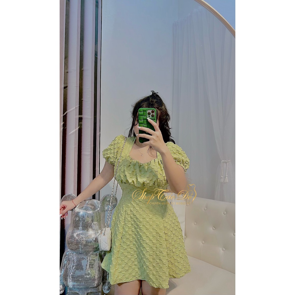 Đầm Cổ Vuông Khoét Ngực Gợi Cảm D80  🍎🍎🍎