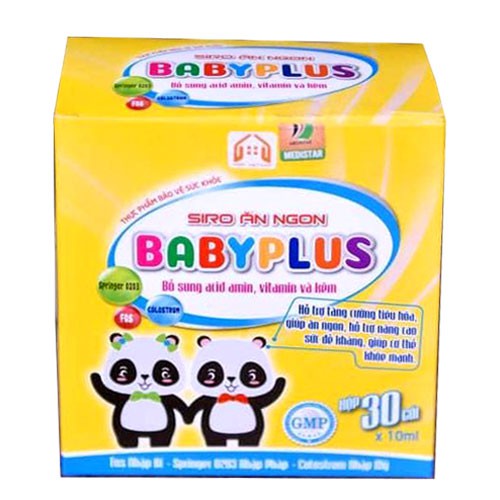 BabyPlus - Siro ăn ngon Hỗ trợ tăng cường tiêu hóa, giúp trẻ ăn ngon, tăng cân đạt chuẩn (30 gói)