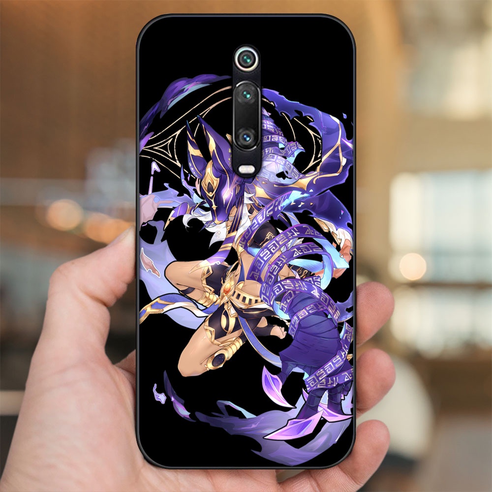 Ốp lưng Xiaomi K20, K20 Pro, Mi 9T viền đen in hình Cyno Genshin Impact