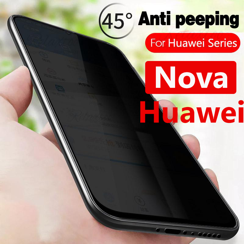 Kính Cường Lực Bảo Vệ Màn Hình Chống Nhìn Trộm Cho Huawei Nova 7 7i 7Se 5T 4e 4 3e 3i 3 2i 2Lite NovaLite