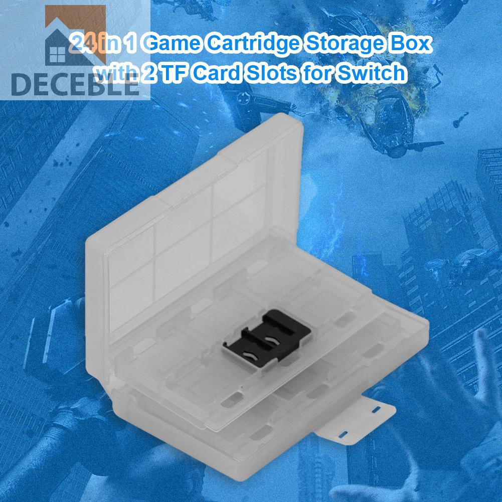 Hộp Nhựa Cứng 24 Trong 1 Đựng Thẻ Tf Ốp | BigBuy360 - bigbuy360.vn