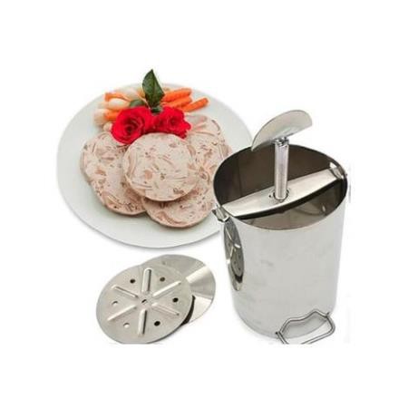 Khuôn Làm Giò, Bộ Khuôn Làm Giò Lụa, Giò Mỡ, Chả Bằng Inox Tại Nhà Siêu Tiện Dụng, Hợp Kim Inox Chống Gỉ