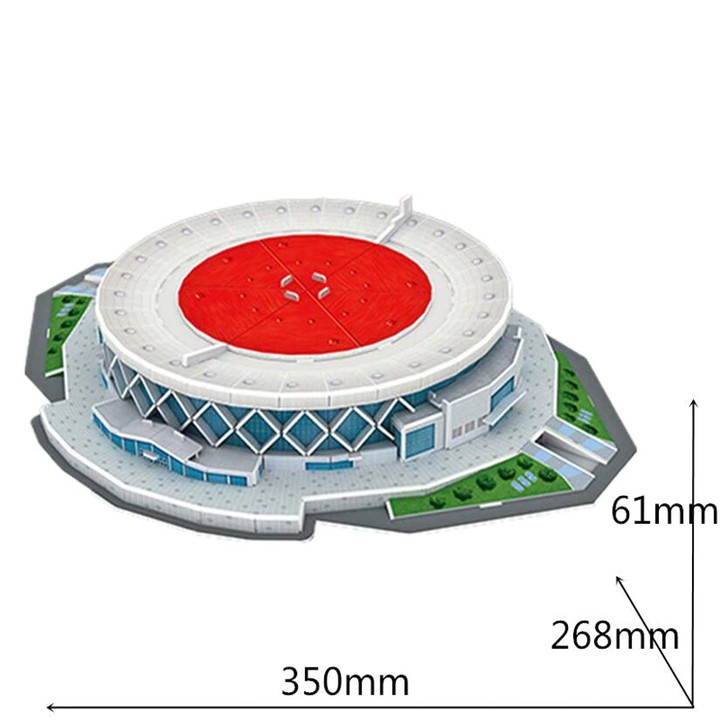 Mô Hình Sân Vận Động Bóng Rổ Oracle  Arena CLB Warriors