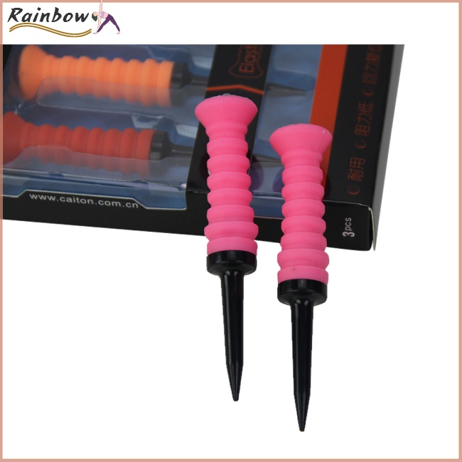 Bộ 3 Tee Cao Su Mini 83 * 47mm Nhiều Kích Thước Hỗn Hợp Để Luyện Tập Đánh Golf